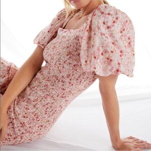 Anthropologie Another Love smocked dress